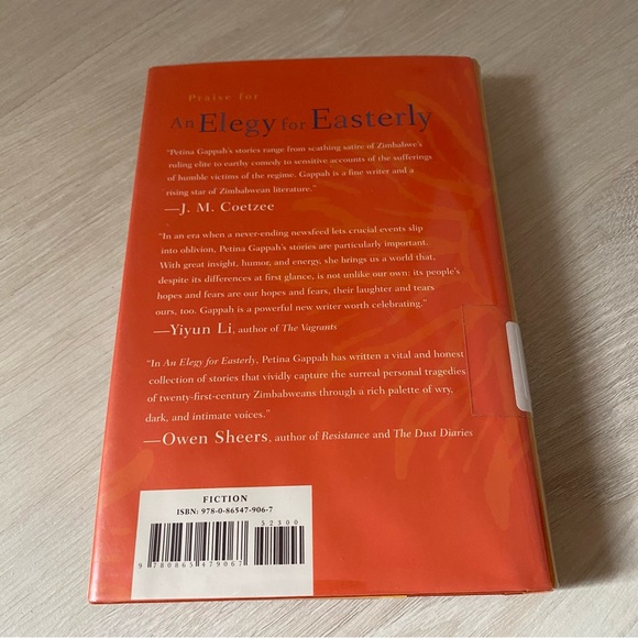 Elegy for Easterly – Petina Gappah – 1st Ed HC 2009 – ExLibrary – Short Stories - Picture 5 of 7